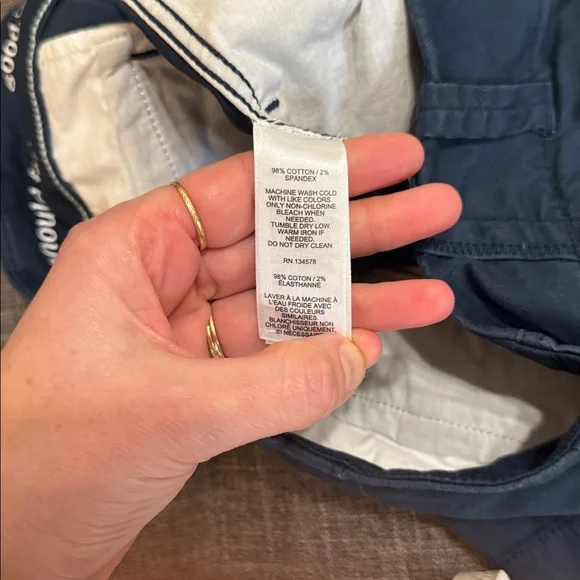 Vineyard Vines Everyday Shorts Nautical Navy Cotton Stretch Size 2 - Picture 6 of 6